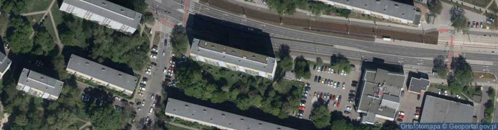 Zdjęcie satelitarne Popowicka ul.