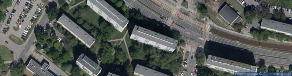Zdjęcie satelitarne Popowicka ul.