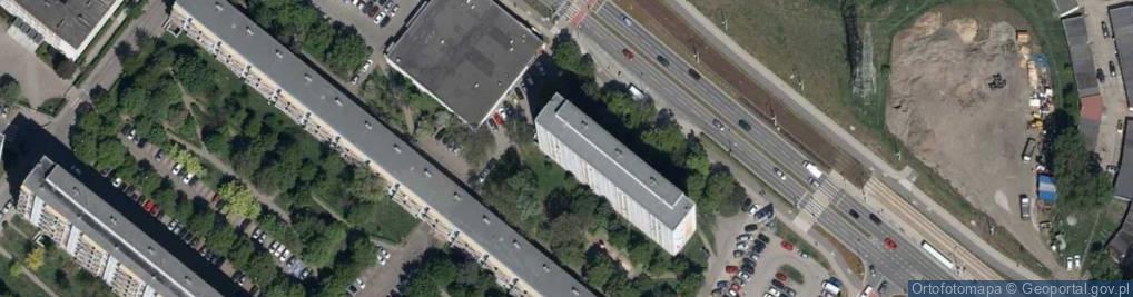 Zdjęcie satelitarne Popowicka ul.