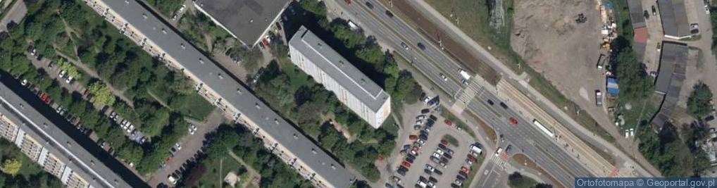 Zdjęcie satelitarne Popowicka ul.