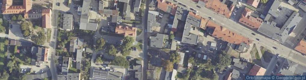 Zdjęcie satelitarne Poprzeczna ul.