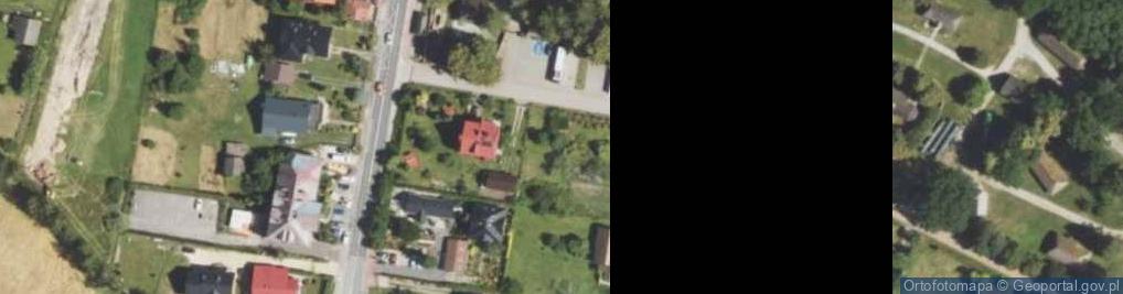 Zdjęcie satelitarne Podzamcze ul.