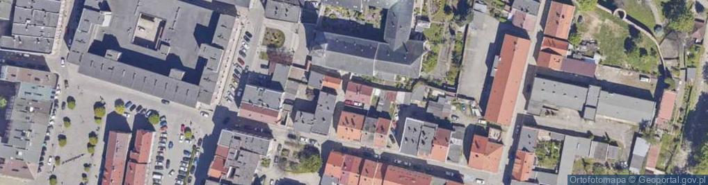 Zdjęcie satelitarne Poprzeczna ul.