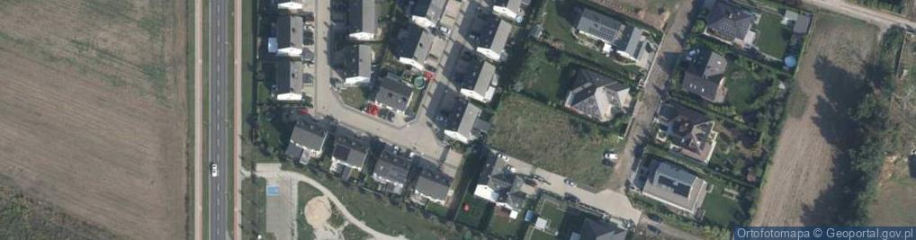 Zdjęcie satelitarne Pod Gwiazdami ul.
