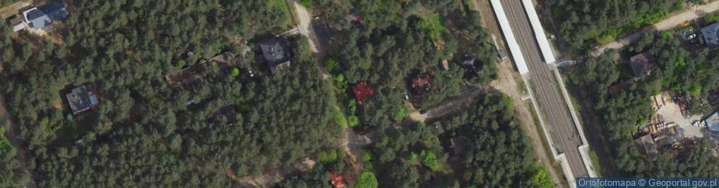 Zdjęcie satelitarne Polskiego Czerwonego Krzyża ul.