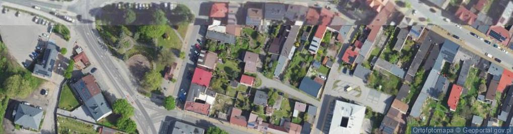 Zdjęcie satelitarne Poprzeczna ul.