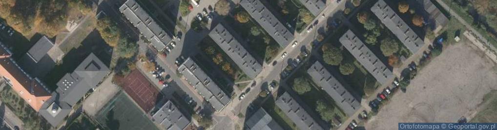 Zdjęcie satelitarne Powstańców Śląskich ul.