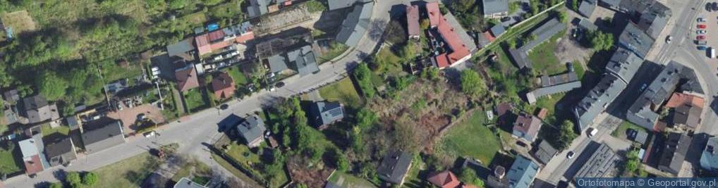 Zdjęcie satelitarne Porębska ul.