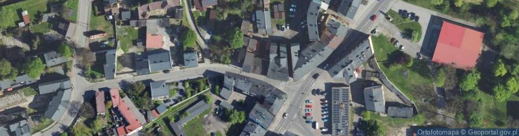 Zdjęcie satelitarne Porębska ul.