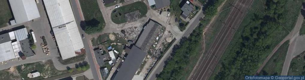 Zdjęcie satelitarne Polskiego Czerwonego Krzyża ul.