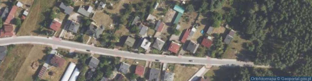 Zdjęcie satelitarne Poprzeczna ul.