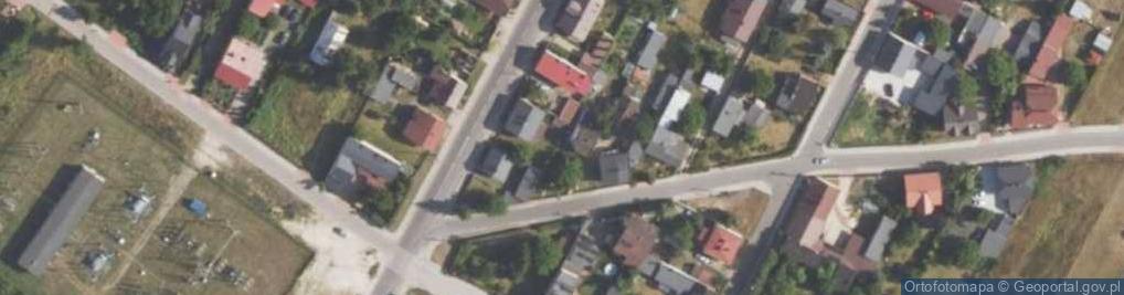 Zdjęcie satelitarne Poprzeczna ul.