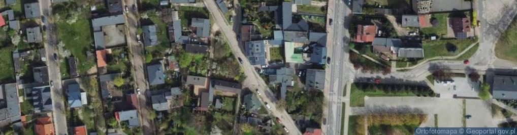 Zdjęcie satelitarne Poprzeczna ul.