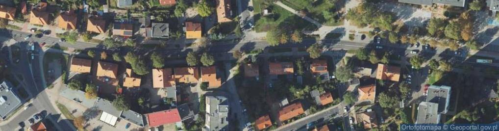 Zdjęcie satelitarne Podgórna ul.