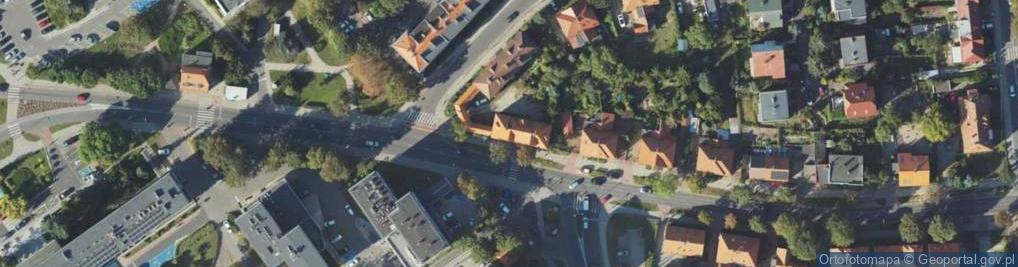 Zdjęcie satelitarne Podgórna ul.