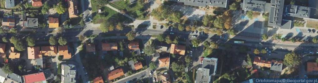 Zdjęcie satelitarne Podgórna ul.