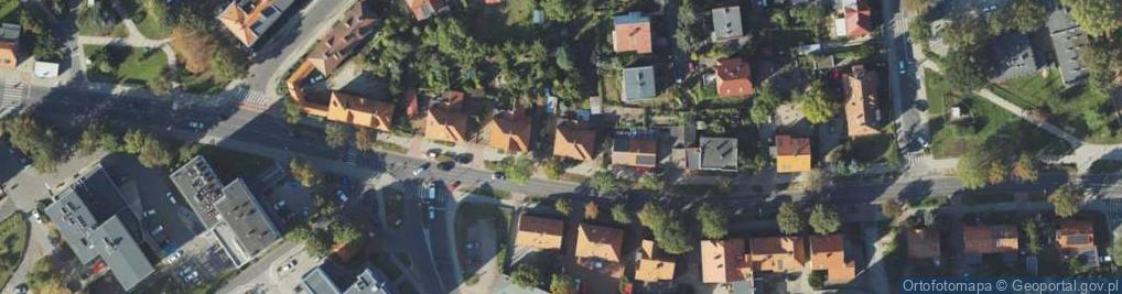 Zdjęcie satelitarne Podgórna ul.