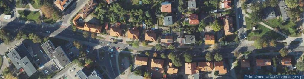Zdjęcie satelitarne Podgórna ul.