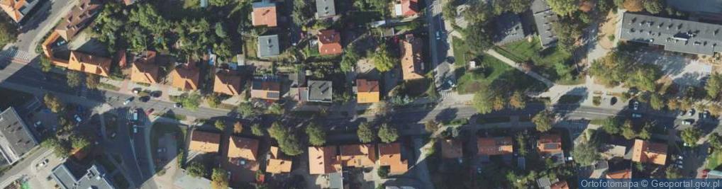 Zdjęcie satelitarne Podgórna ul.