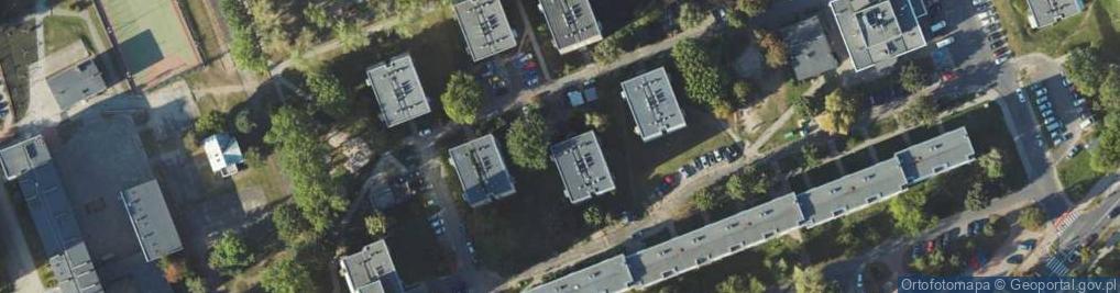 Zdjęcie satelitarne Powstańców Warszawy ul.