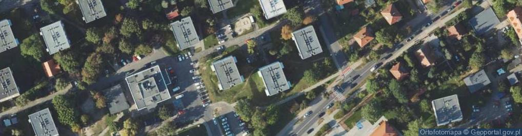Zdjęcie satelitarne Powstańców Warszawy ul.