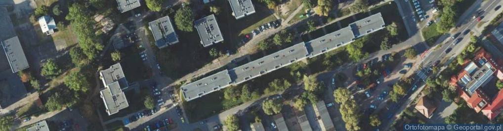 Zdjęcie satelitarne Powstańców Warszawy ul.
