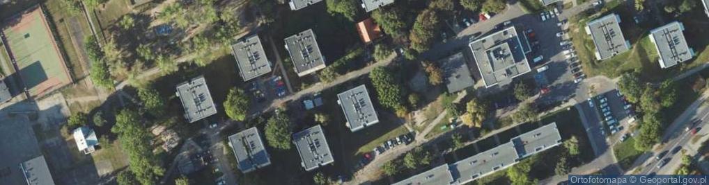Zdjęcie satelitarne Powstańców Warszawy ul.