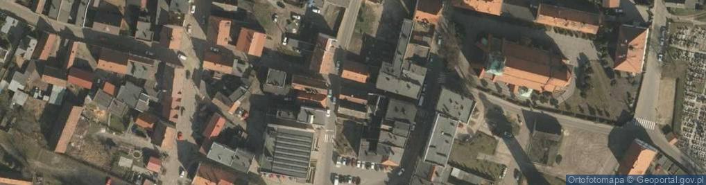 Zdjęcie satelitarne Poprzeczna ul.