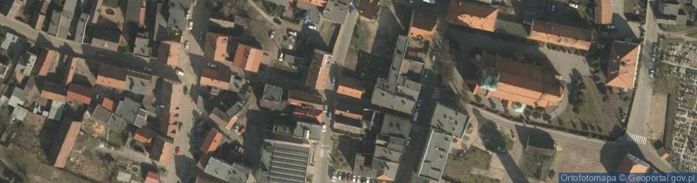 Zdjęcie satelitarne Poprzeczna ul.