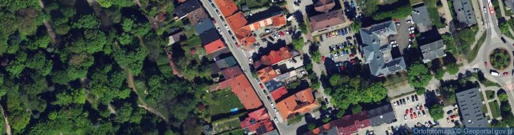 Zdjęcie satelitarne Polskiego Czerwonego Krzyża ul.