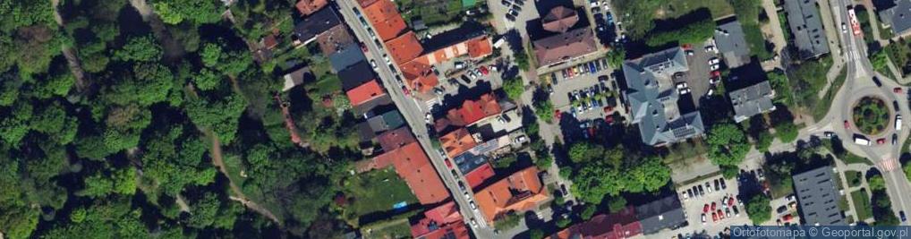 Zdjęcie satelitarne Polskiego Czerwonego Krzyża ul.