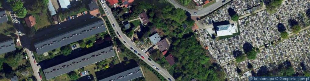 Zdjęcie satelitarne Powstańców Śląskich ul.