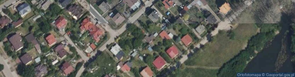 Zdjęcie satelitarne Projektowana ul.