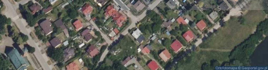 Zdjęcie satelitarne Projektowana ul.