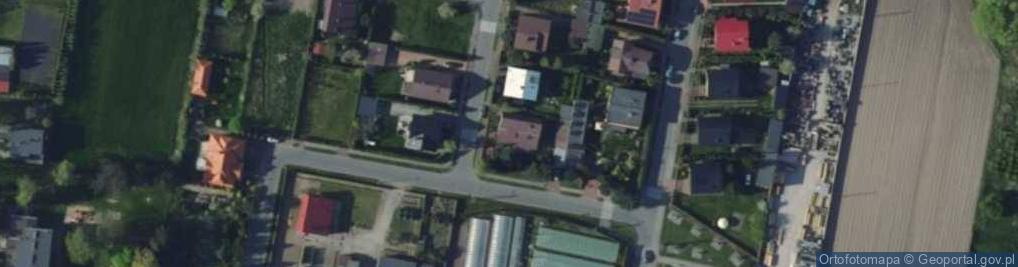 Zdjęcie satelitarne Projektowana ul.