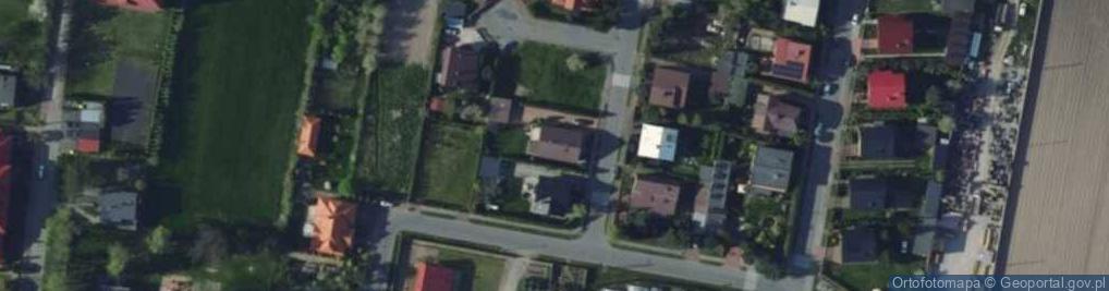 Zdjęcie satelitarne Projektowana ul.
