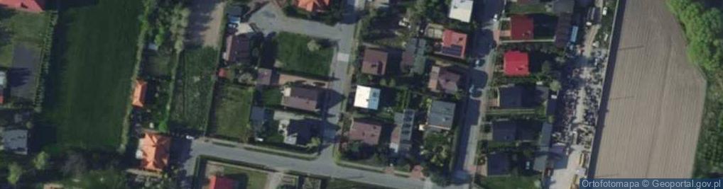 Zdjęcie satelitarne Projektowana ul.