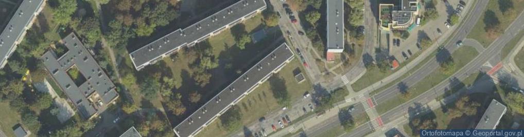 Zdjęcie satelitarne Przyjazna ul.