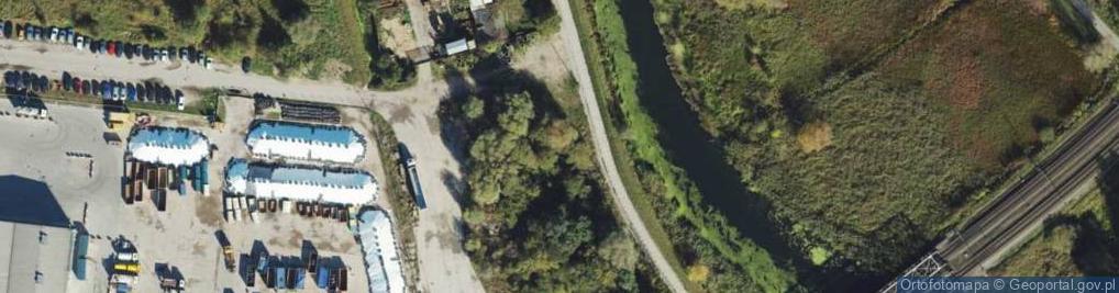 Zdjęcie satelitarne Przybrzeżna ul.