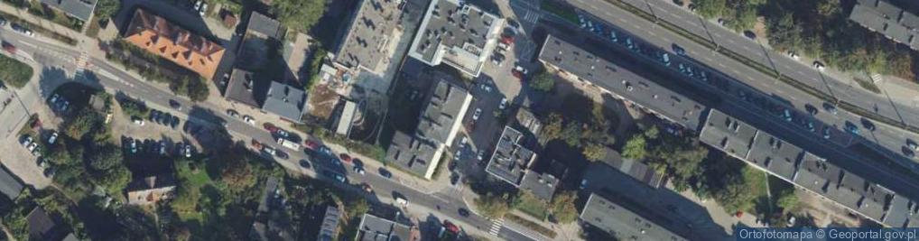 Zdjęcie satelitarne Przybyszewskiego, kmdr. ul.