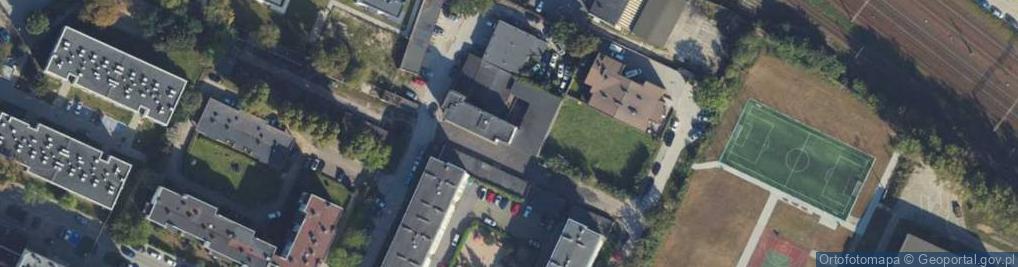 Zdjęcie satelitarne Przybyszewskiego, kmdr. ul.