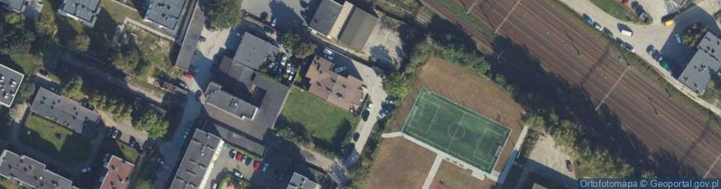 Zdjęcie satelitarne Przybyszewskiego, kmdr. ul.