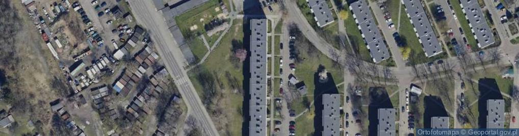 Zdjęcie satelitarne Przyszłości ul.
