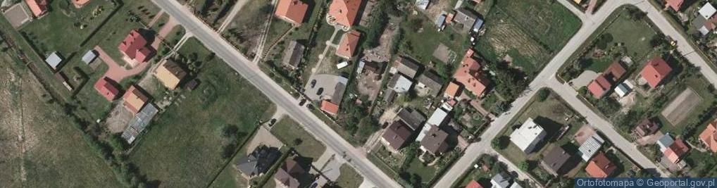 Zdjęcie satelitarne Przybyłów ul.