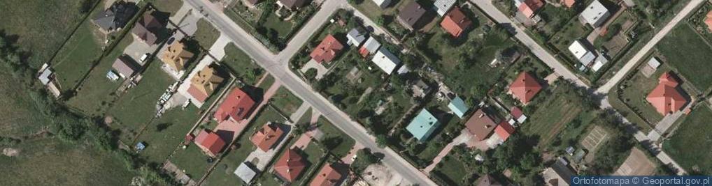 Zdjęcie satelitarne Przybyłów ul.