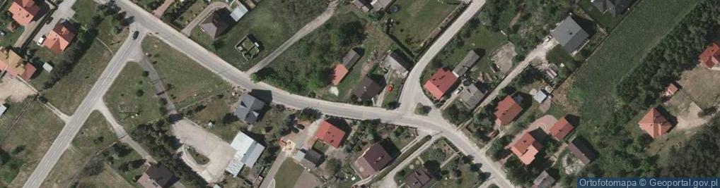 Zdjęcie satelitarne Przybyłów ul.