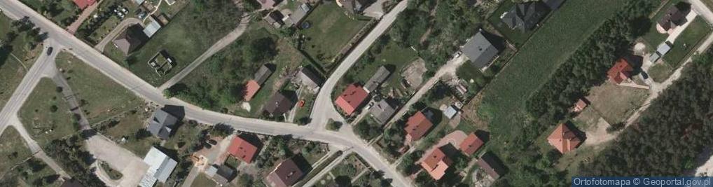 Zdjęcie satelitarne Przybyłów ul.