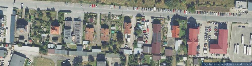 Zdjęcie satelitarne Przy Dworcu ul.