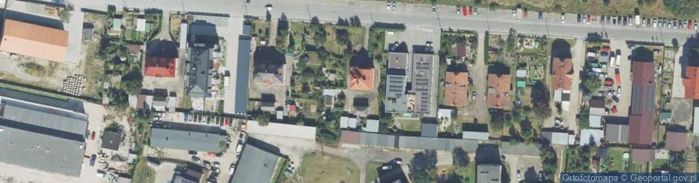 Zdjęcie satelitarne Przy Dworcu ul.
