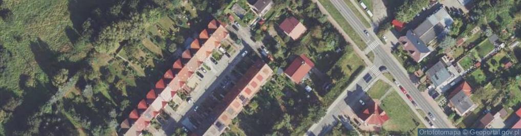 Zdjęcie satelitarne Przestrzenna ul.